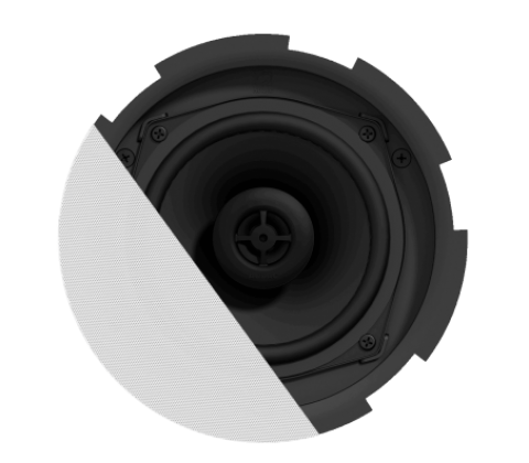 Montuojamas garsiakalbis 5.25" (15cm) 100V 60W 8Ω baltas (white) CIRA506 Audac 